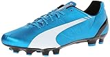 PUMA Men's Evospeed 4.3 Firm Ground Soccer Shoe, Hawaiian Ocean/White/Black, 12 M US